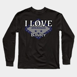 I LOVE Baxter | Arkensas County Long Sleeve T-Shirt